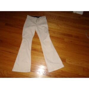 Tan Flare Wide Leg Jeans